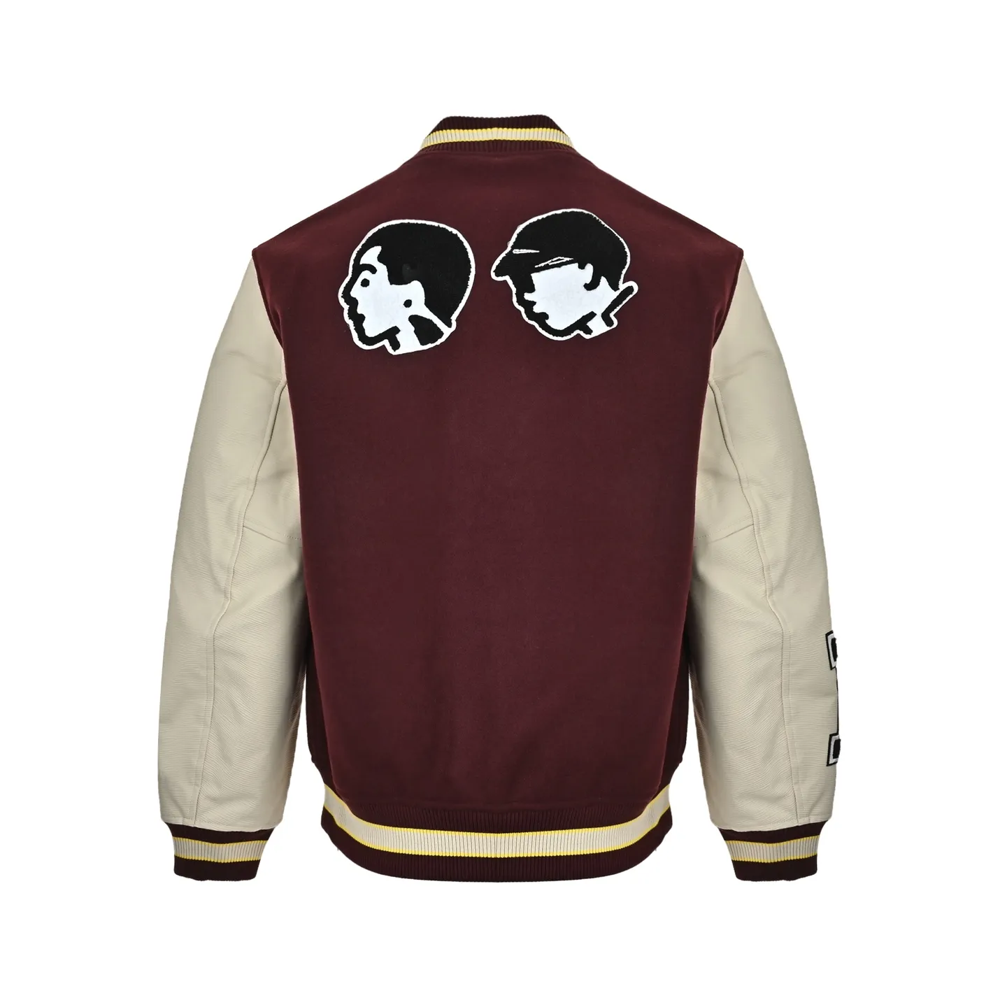 Louis Vuitton/Louis Vuitton embroidered letter logo baseball jacket